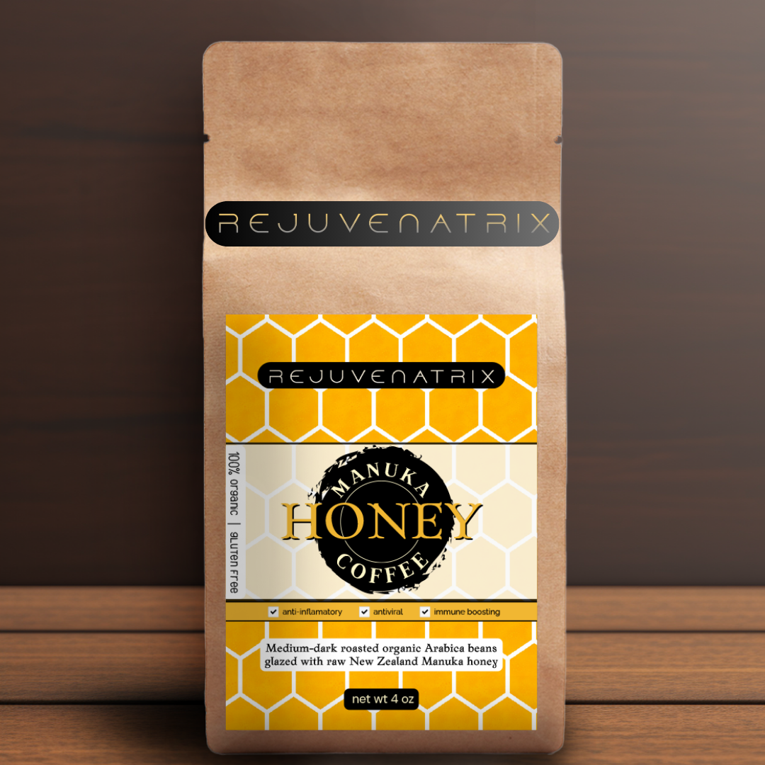 HONEY: Manuka Honey Coffee 4oz (WHOLE BEAN)