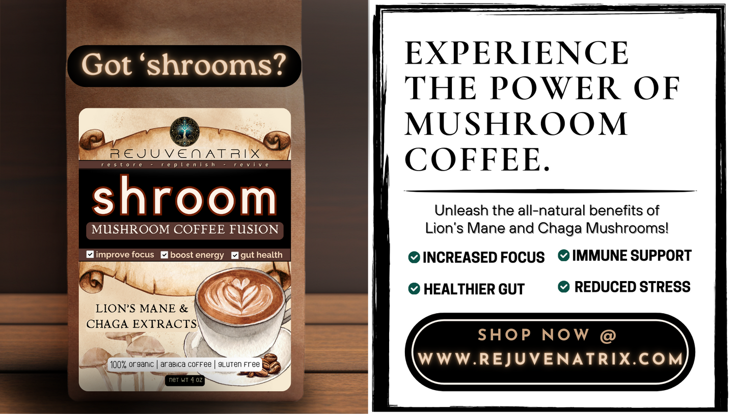 SHROOM: Mushroom Coffee Fusion -  4oz