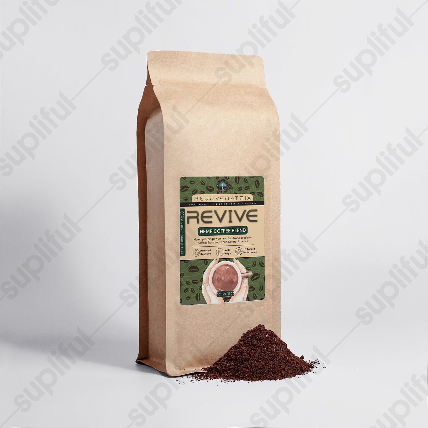 REVIVE: Organic Hemp Coffee Blend - Medium Roast 16oz